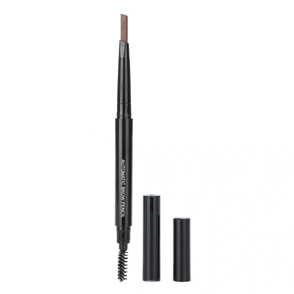 Eyebrow Pen Waterproof Eye Brow Pencil Triangular Tip with Brush Makeup Cosmetic Light Brown