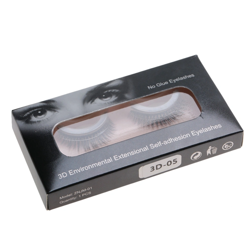 3D Professional Self Adhesive Eyelashes No Stimulation False Eyelashes Extension 05#