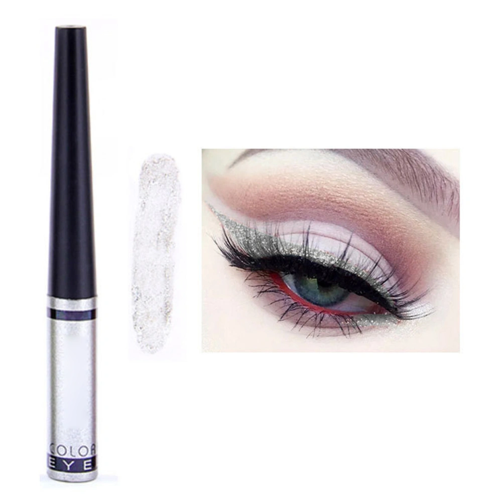 Long Lasting Waterproof Liquid Eyeliner Pencil Eye Makeup Cosmetic Tool #05 Silver