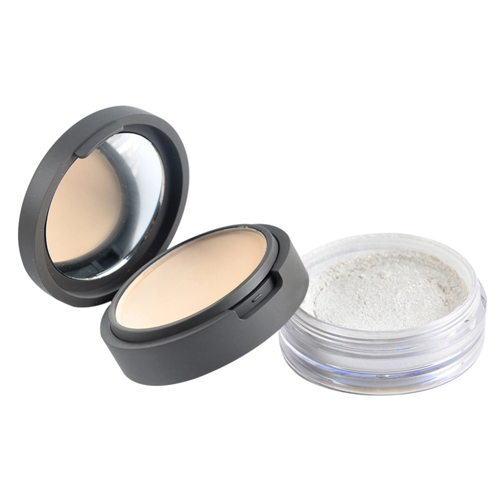 Pressed Concealer Powder Waterproof Makeup Face Foundation Contour Matte 1# Pearl White