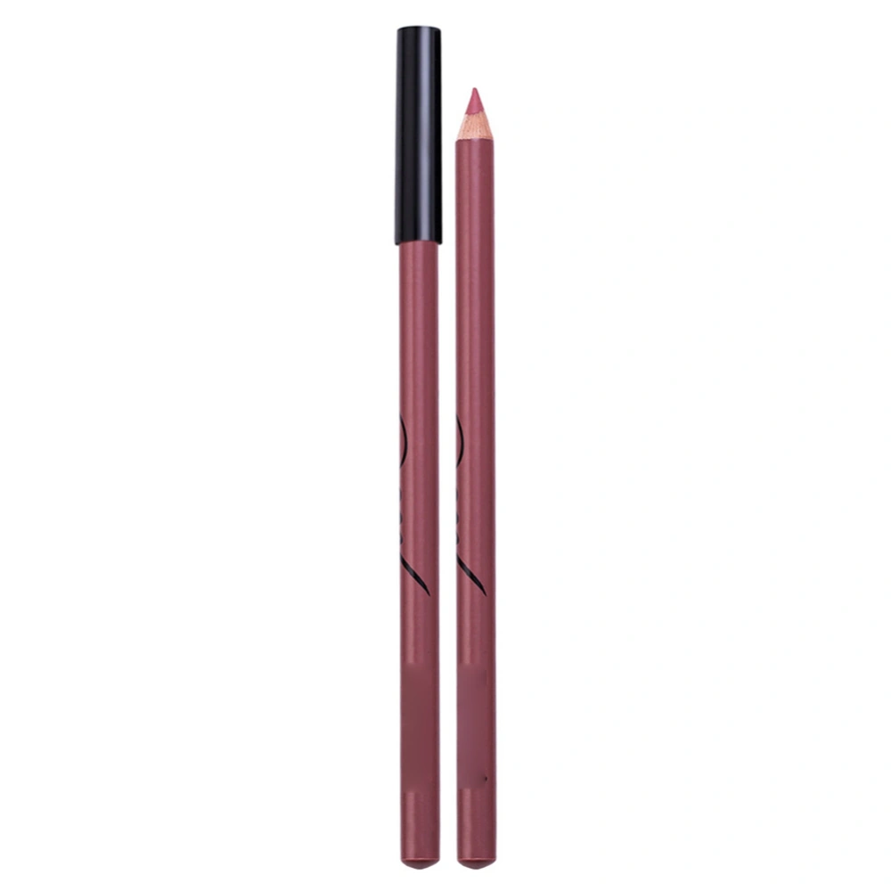 Waterproof Lipstick Long Lasting Pencil Lip Gloss Lip Liner Stick Eyeliner Makeup Tool #03