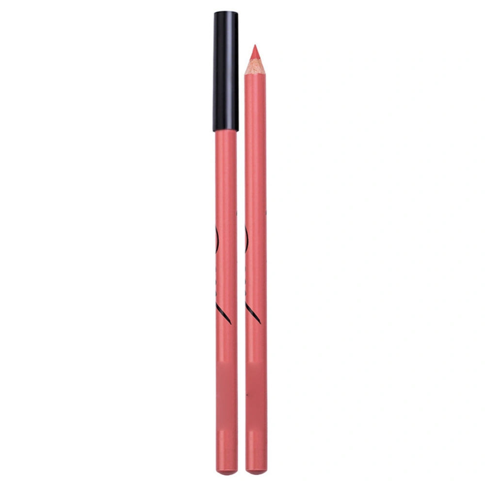 Waterproof Lipstick Long Lasting Pencil Lip Gloss Lip Liner Stick Eyeliner Makeup Tool #02