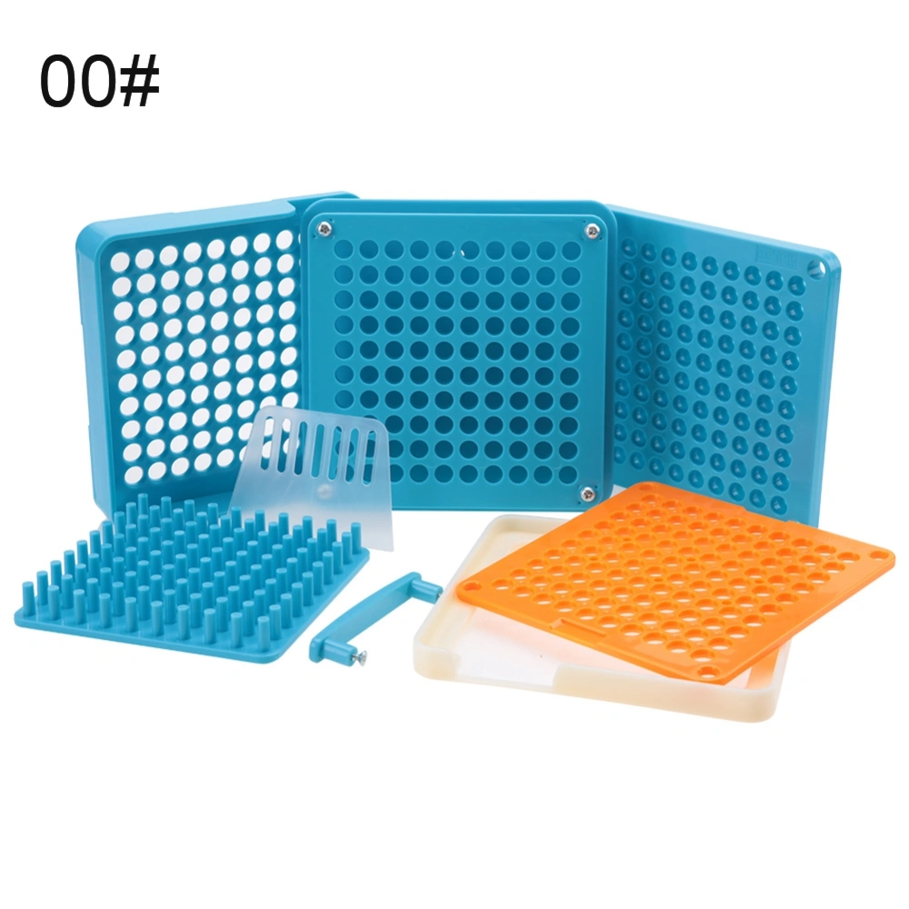 100 Holes Empty Capsule Filler With Powder Spreader Plates Capsules Filling Tool (00#)