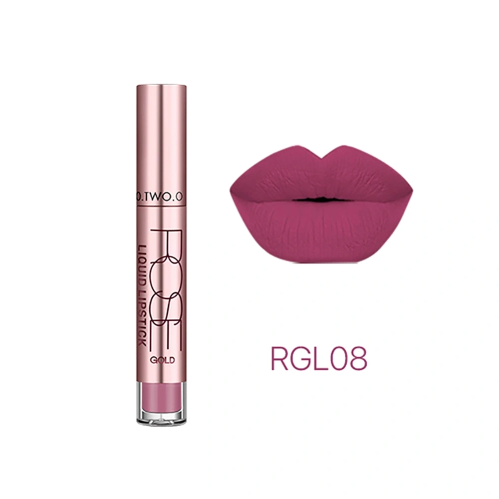 Matte Lipgloss Lip Gloss Long Lasting Waterproof Liquid Lipstick Makeup Cosmetic RGL08