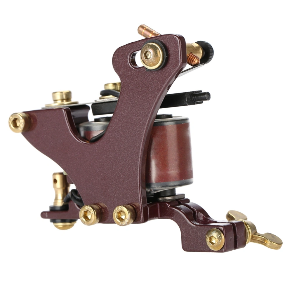 Professional 10 Warp Coils Tattoo Machine Handmade Tattoo Gun Shader Liner A