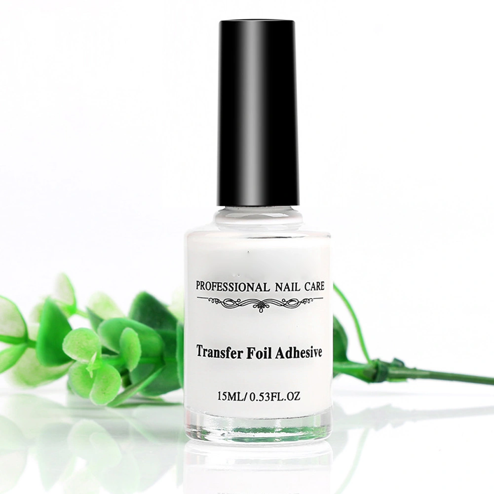 15ml Nail Art White Star Glue Foils UV Gel Polish Transfer Foil Sticker Adhesive Glue