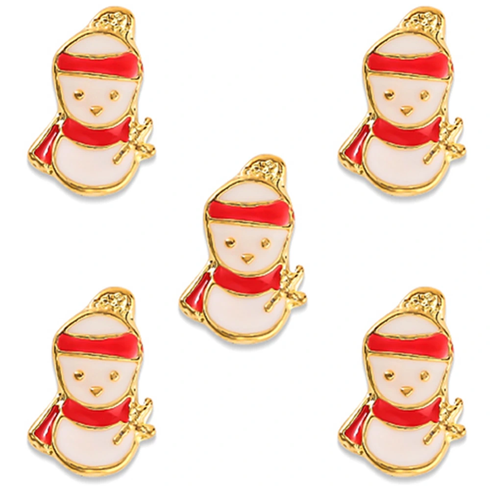 Nail Art Decoration Christmas Trees Santa Alloy Manicure Decals #21