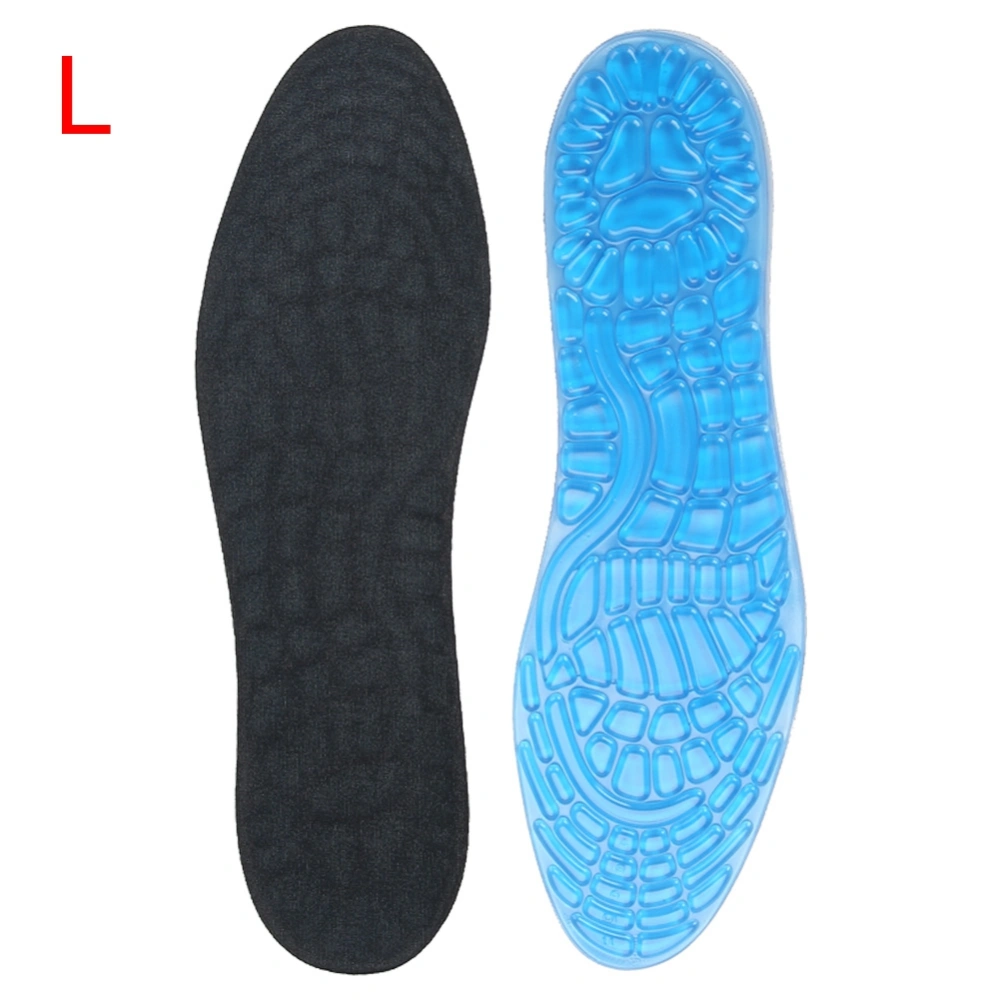 Shockproof Sports GEL Insoles Orthotic Insoles Insoles Arch Support Pads(Free Size) L