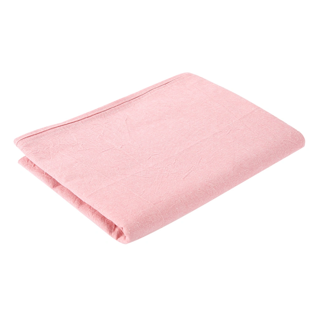 Beauty Salon Massage SPA Couch Cover Soft Cotton Bed Cover With Face Breath Hole Pink