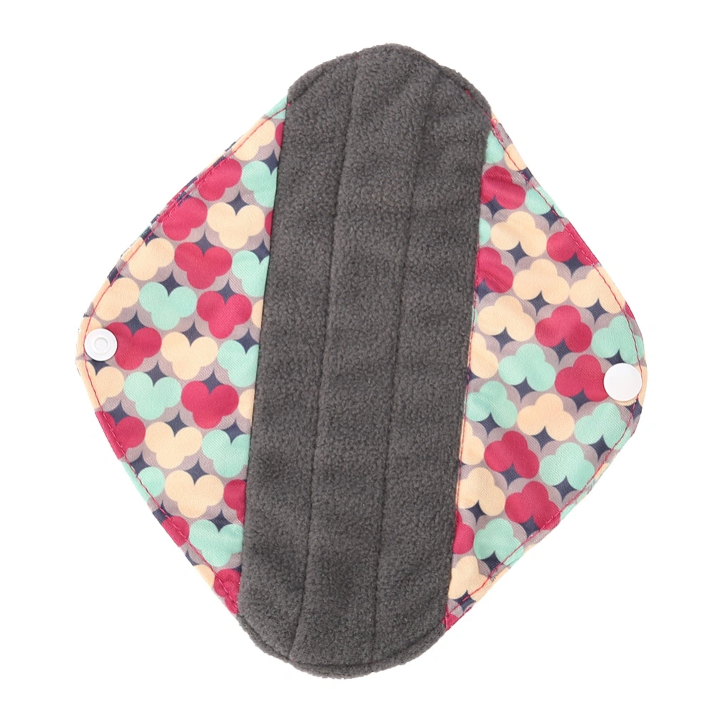 Reusable Charcoal Bamboo Cloth Menstrual Pads Washable Sanitary Panty Pad S XWSD18