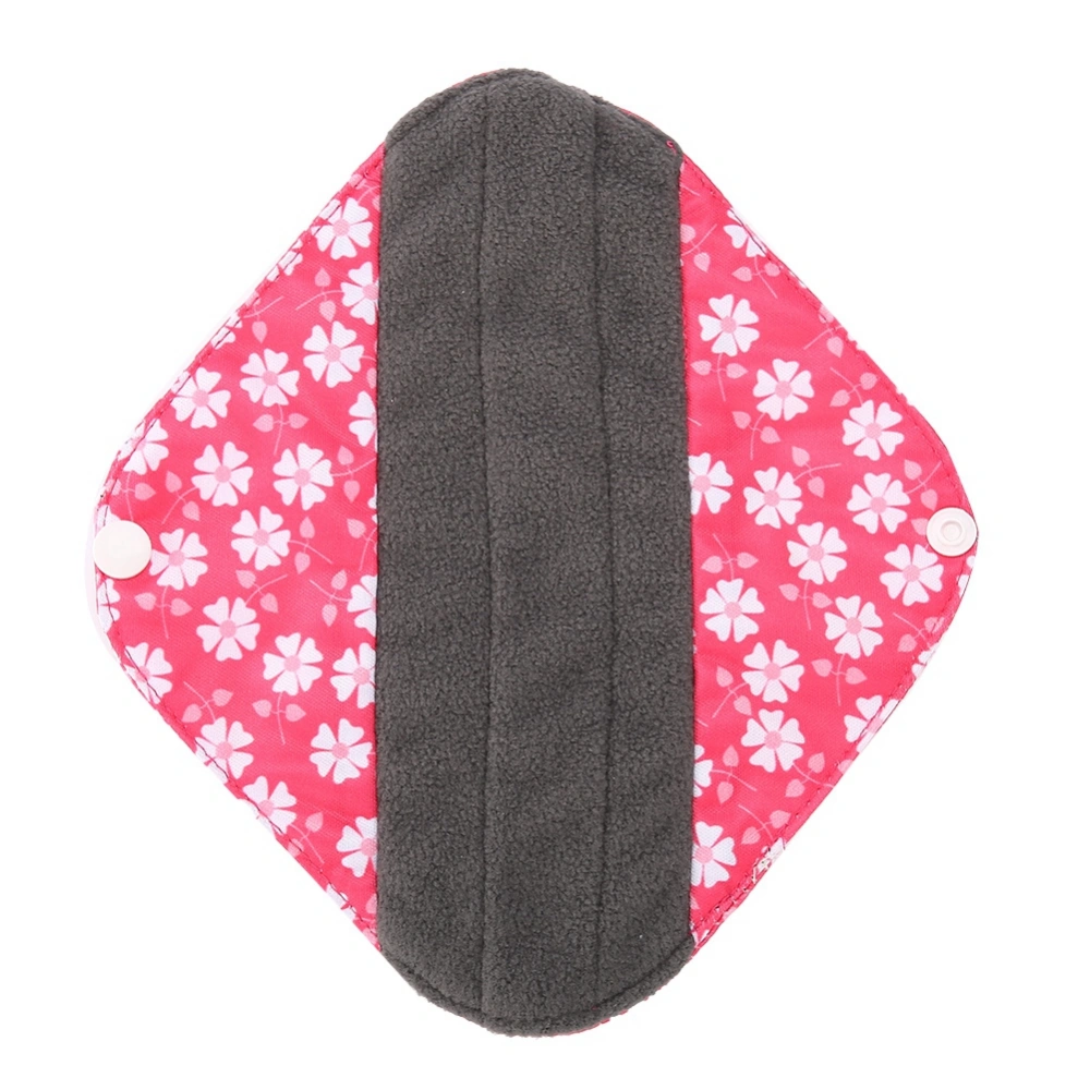 Reusable Charcoal Bamboo Cloth Menstrual Pads Washable Sanitary Panty Pad S XWSD15