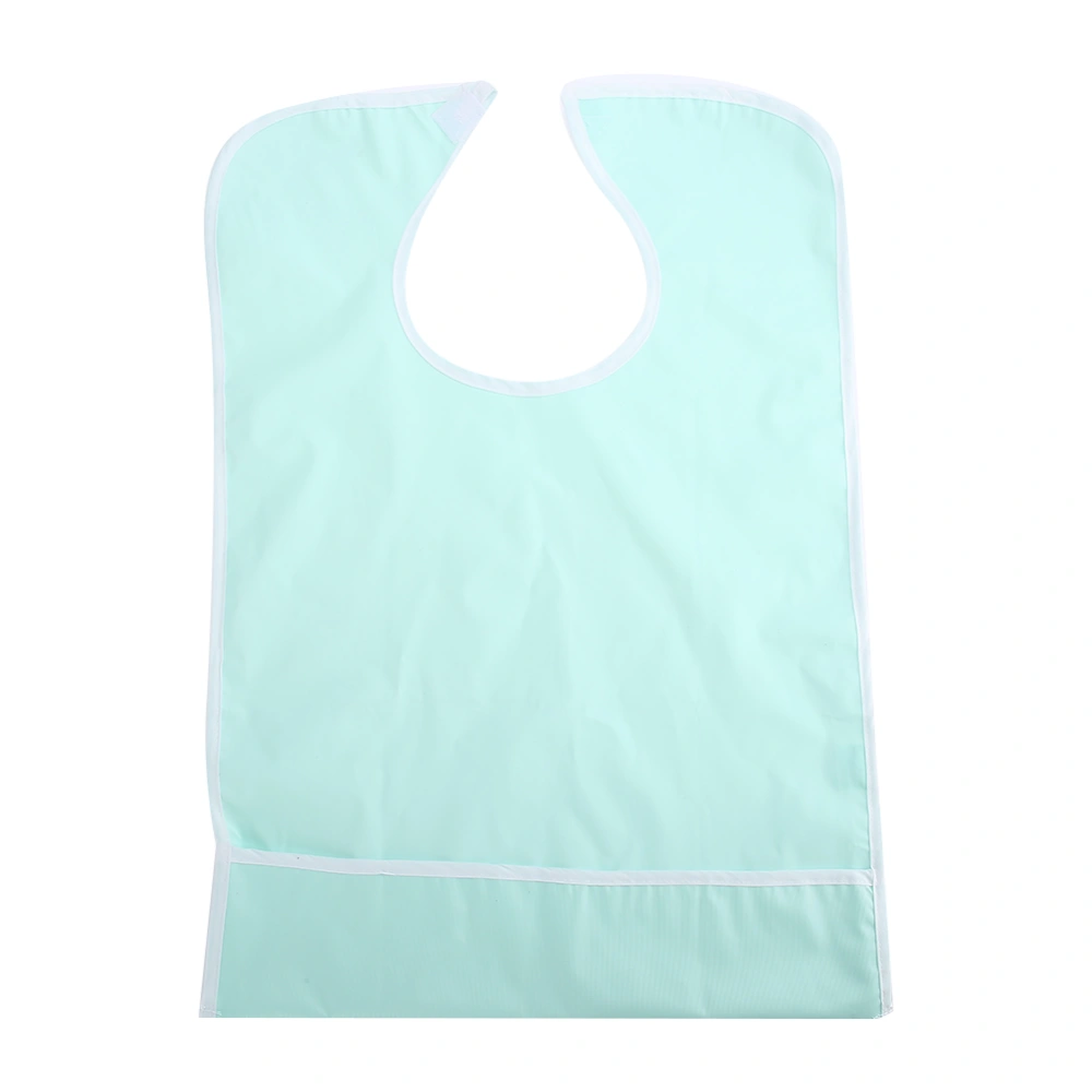 Waterproof Adult Elder Mealtime Eating Bib Clothes Clothing Protector Dining Aid Green