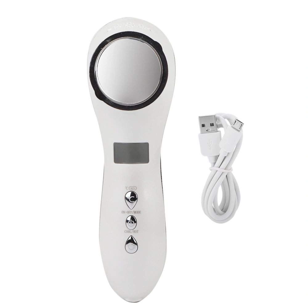 Protable USB Hot&Cold Rejuvenation Instrument Face Beauty Machine Beauty Massager 01#