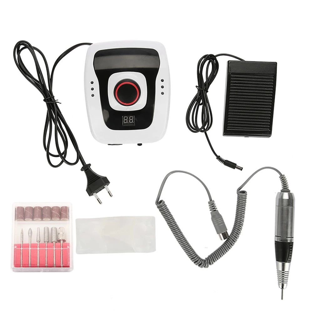 35000RPM Electric Nail Manicure Drill Machine Tools Nail Drill Bits Pedicure Files