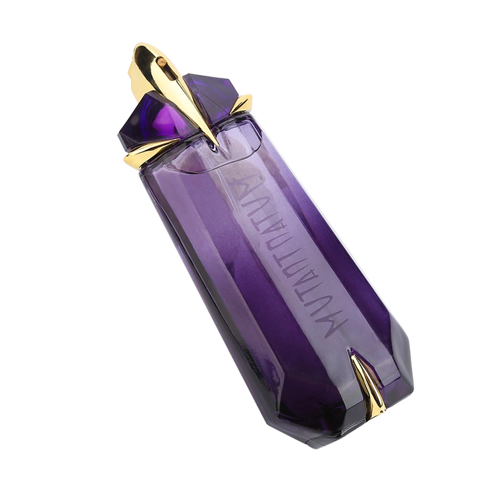 100ML Elegant Lady Perfume Unique Shape Amber Longlasting Fragrance Bottle Glass Perfume