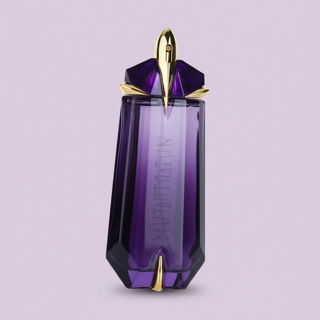 100ML Elegant Lady Perfume Unique Shape Amber Longlasting Fragrance Bottle Glass Perfume