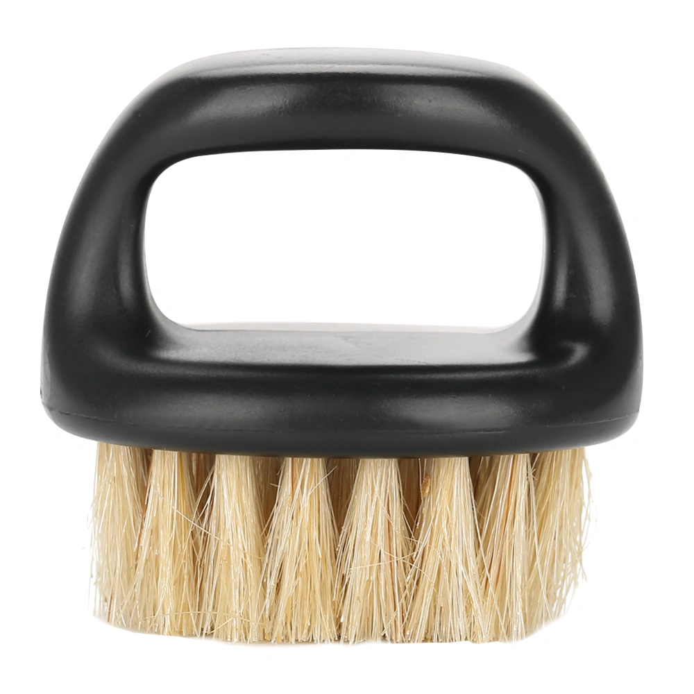 Bristle Brush for Beard Grooming Styling Beard Care Beardshaper Tool Black Handle&White Hair