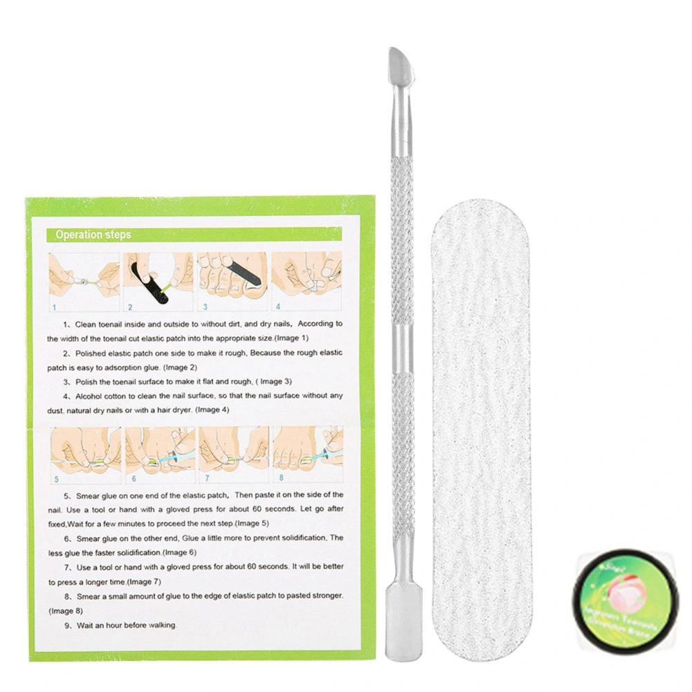 24Pcs Professional Nail Correction Sticker Pedicure Paronychia Recover Foot Care Tool