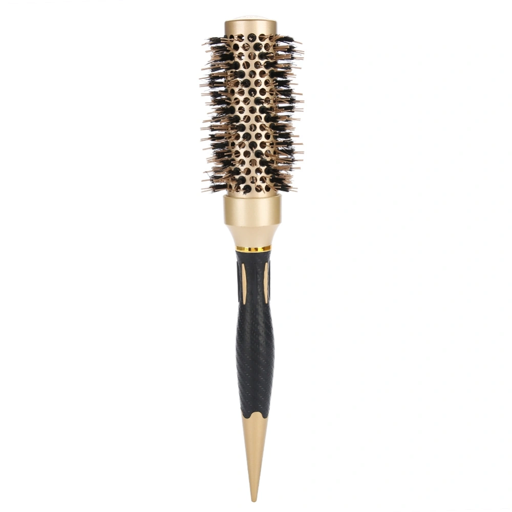 Professional Anti static Round Hair Comb Salon Styling Brush Twill Nylon Broach(32mm)