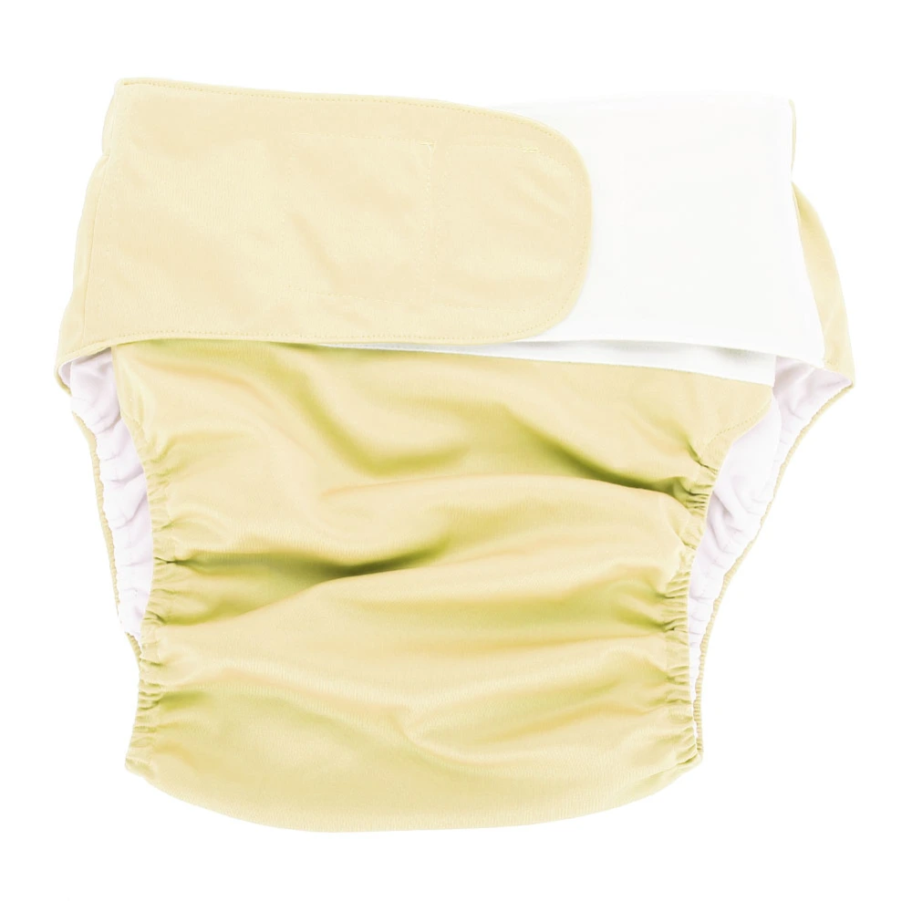 Adult Cloth Diaper Reusable Washable Adjustable Large Nappy Yellow102