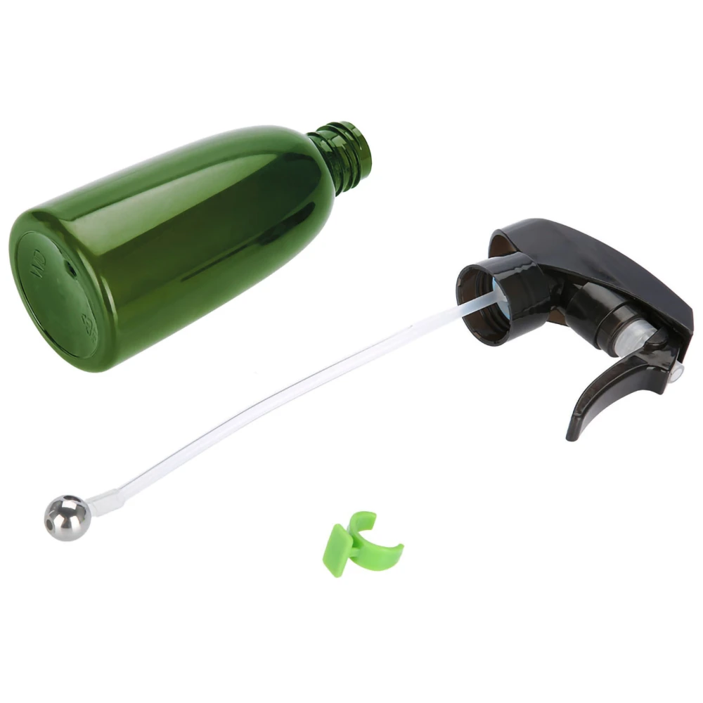 Refillable Plastic Hairdressing Spray Bottle Water Sprayer Salon Barber Tool (Dark Green)