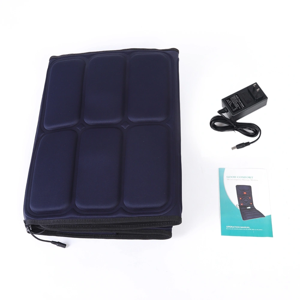 Microcomputer Massage Mattress Vibration Mat Cushion Body Pain Relief US