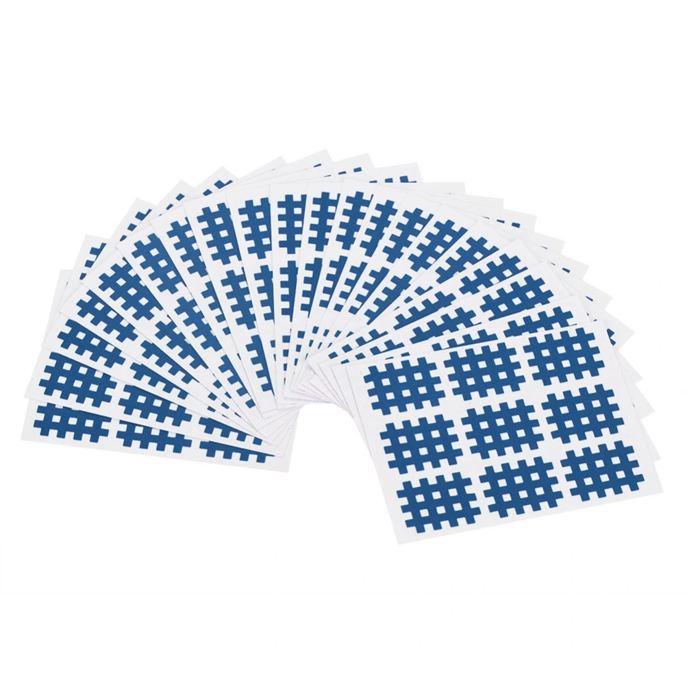 20pcs/set Cross Tape Medical Kinesiology Stickers Sports Papers Blue