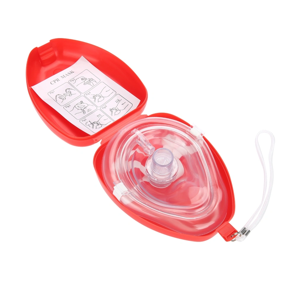 CPR Mask with One way Valve CPR Face Protect for First Aid Training Teaching