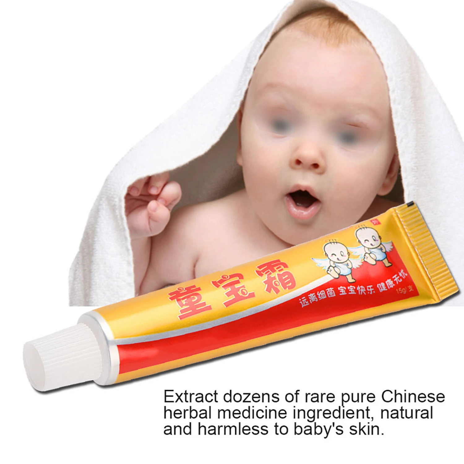 Chinese Original Body Medicine Baby Cream Eczema Treatment For Skin Disease