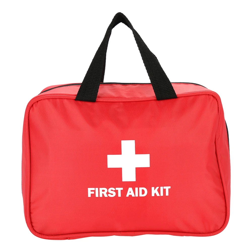 Home Outdoor Travelling Medical Storage Box Case First Aid Bag Emergency Red