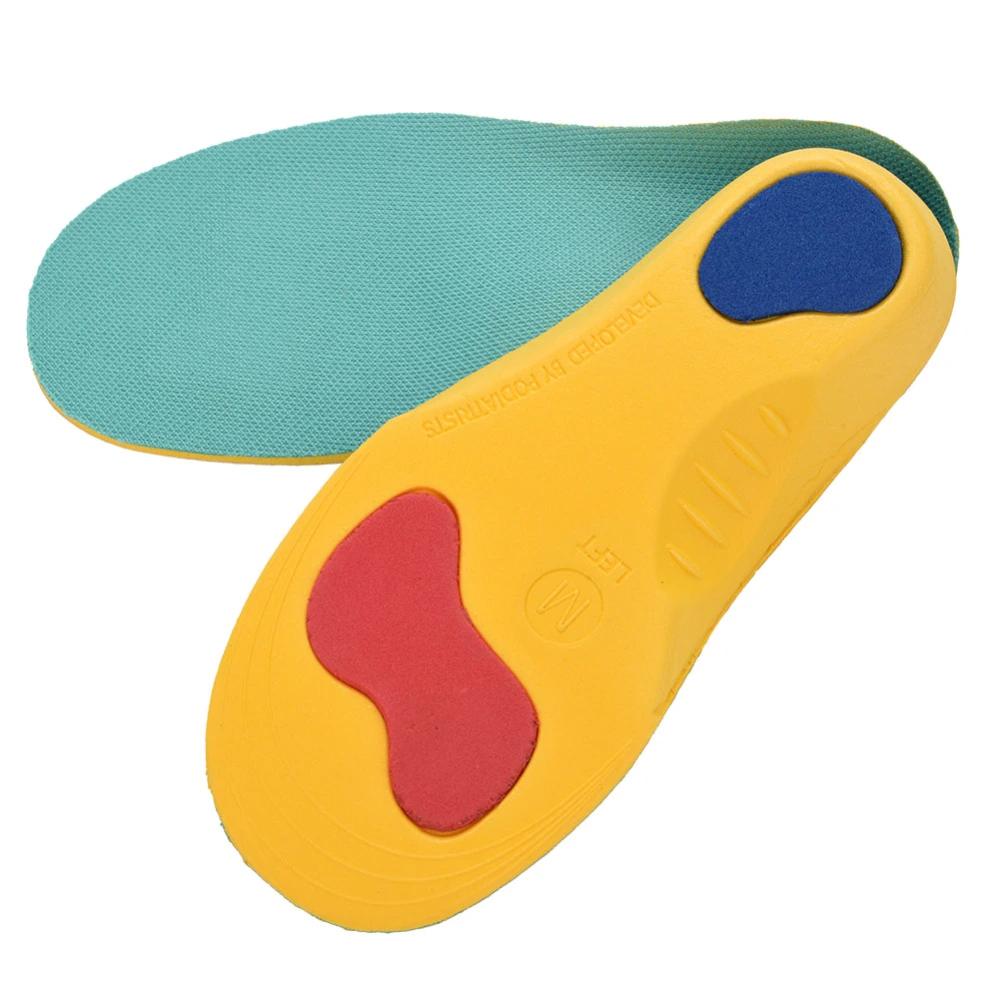 Orthotic Corrective Arch Support Cushion Shoe Inserts Insoles Pads for Kids (M)