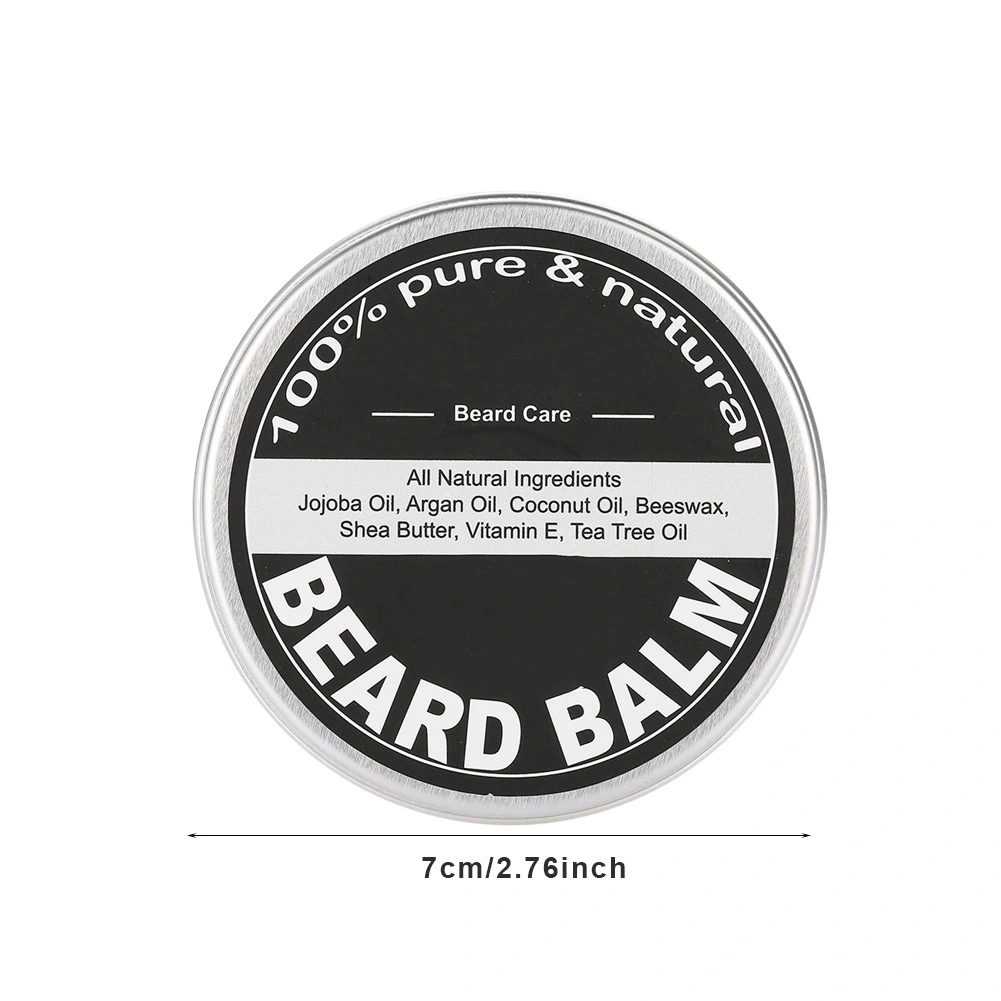 Mens Beard Grooming Balm Mustache Moisturizing Wax Shaving Care 60g