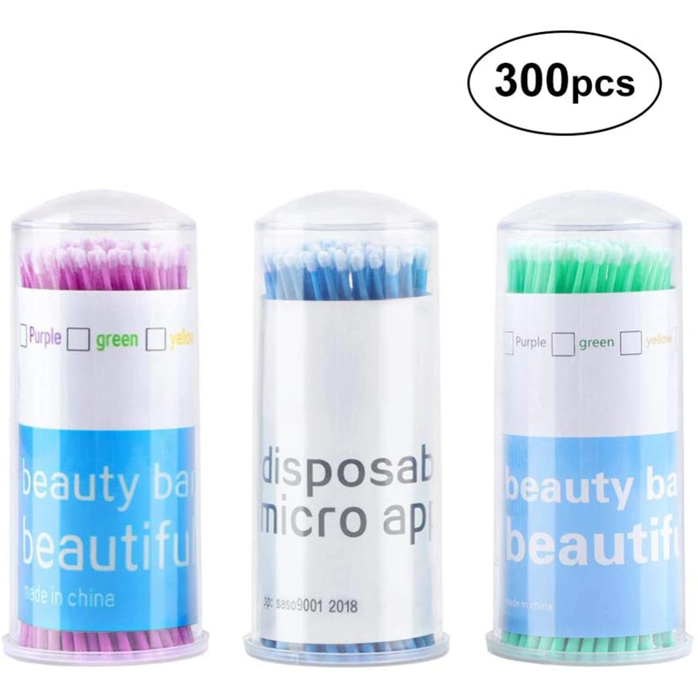 Personal Care Disposable Micro Brushes Applicators Mascara Eyelashes