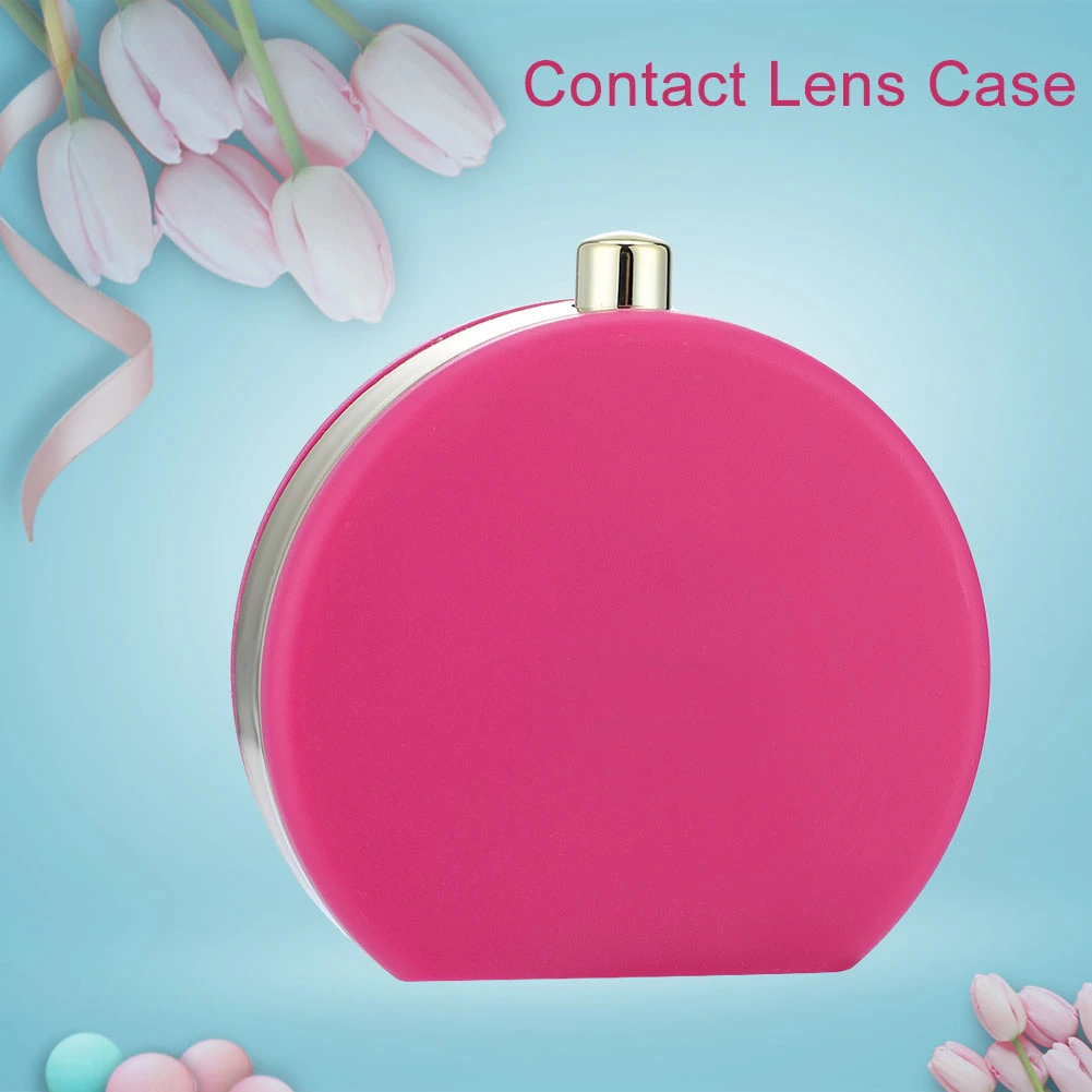 Mini Contact Lens Holder Eye Care Lenses Case Set Cute Lovely Travel Kit Box #03