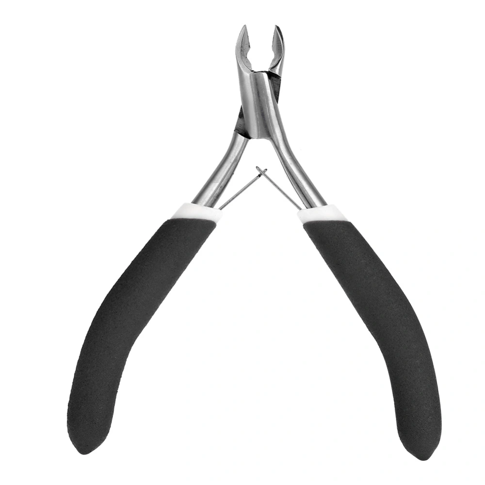 Stainless Steel Nail Cuticle Nipper Clipper Dead Skin Scissor Nail Manicure Tool Black