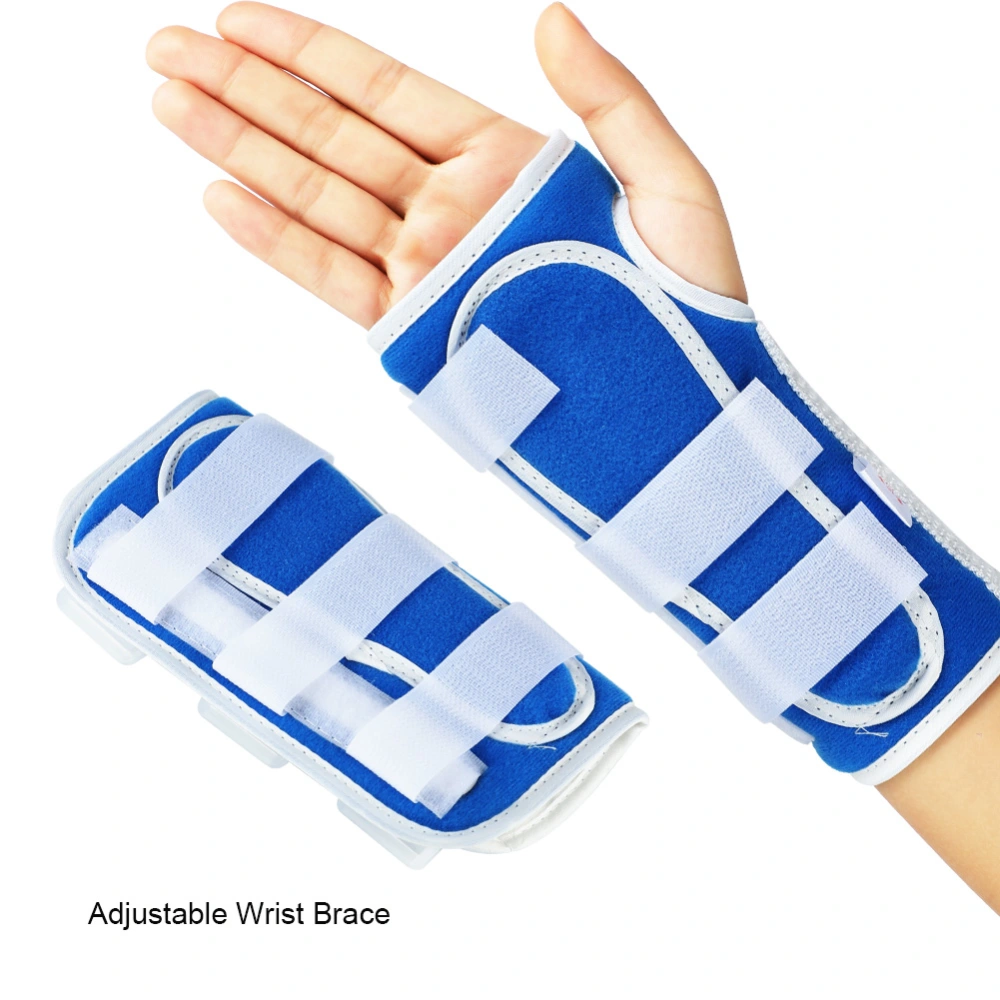 Adjustable Breathable Wrist Brace Hand Support Fracture Ligament Injury Arm Protection Right L