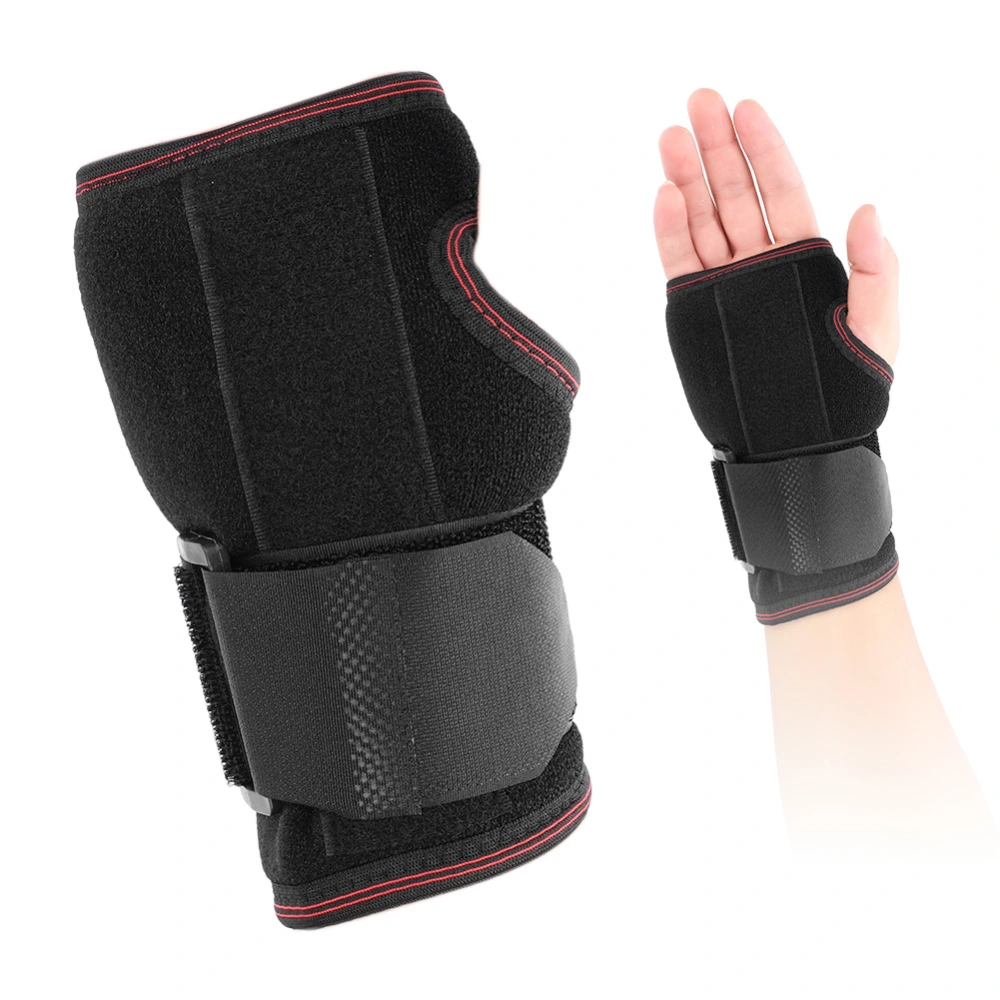 Adjustable Breathable Wrist Brace Hand Support Fracture Ligament Injury Arm Protection Right