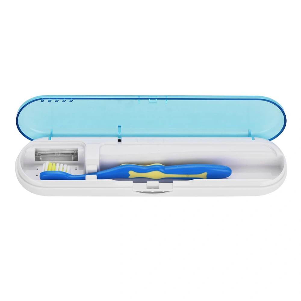 Antibacteria UV Light Portable Toothbrush Sterilizer Sanitizer Cleaner Disinfection Blue