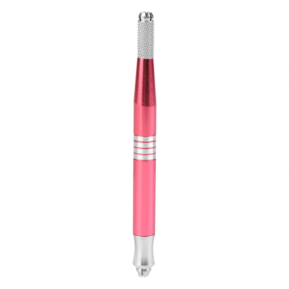 Double headed Manual Eyebrow Permanent Makeup Pen Tattoo Machine Microblading Pen Pink