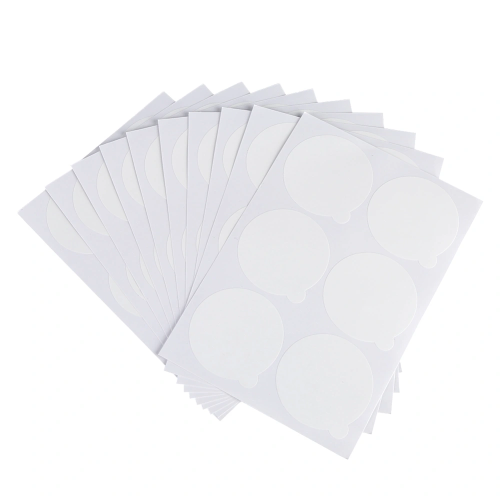 10Sheet / 60Pcs Disposable Eyelash Glue Holder Pallet Extension Pad Grafting Eyelash Sticker