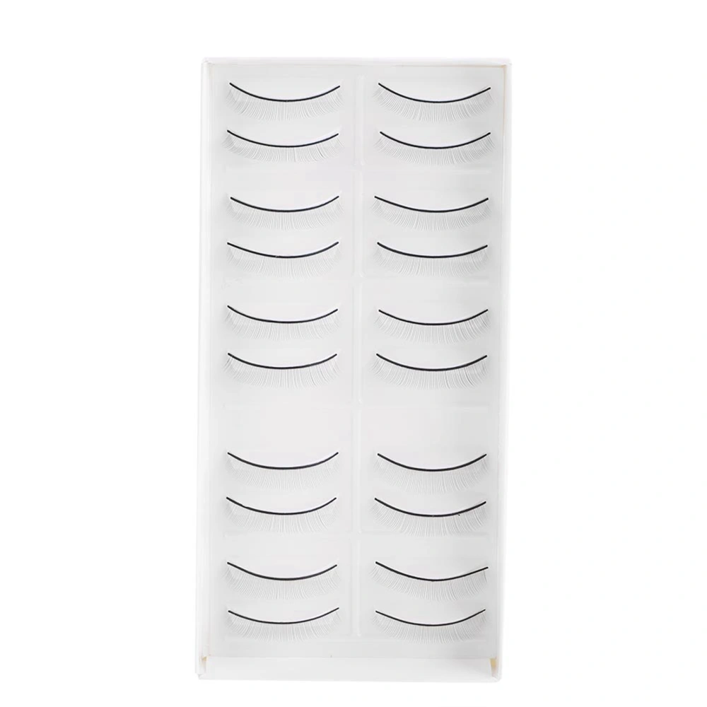 10 Pairs Practice Eyelashes False Lashes for Eyelash Extension Grafting Training Eye Makeup