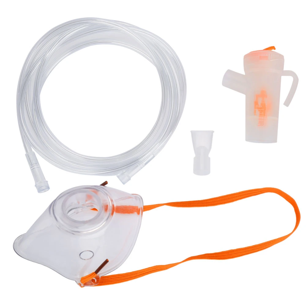 Medicine Compressor Inhale Nebulizer Cup Mouthpieces Family Disposable Oxygen Face Guard Child B