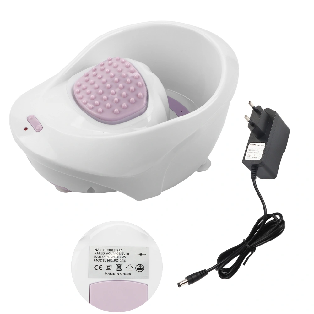 Nail Massage Vibrating Jet Spa Bowl Nail Polish Remover Dead Skin Soften Manicure Tools