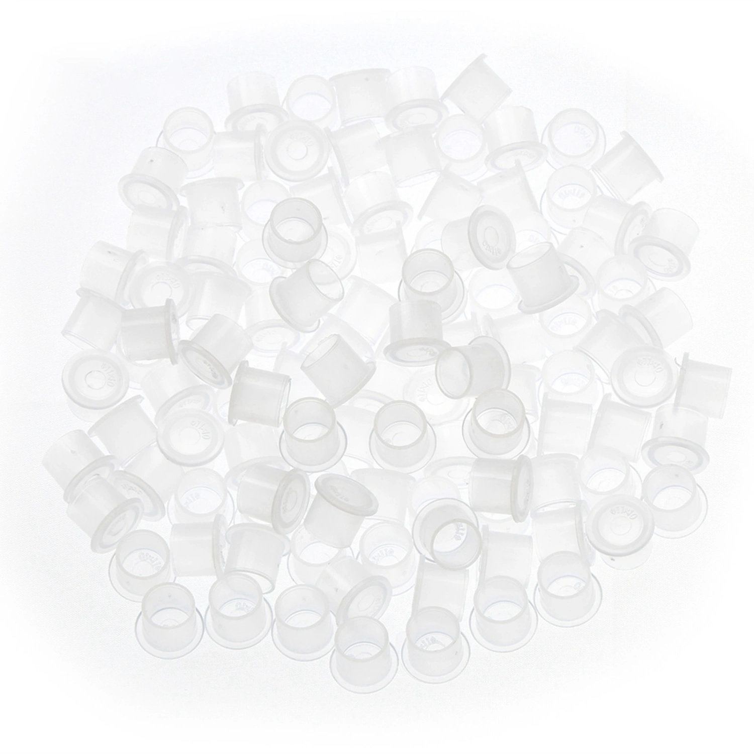1000pcs Tattoo Microblading Pigment Ink Container Cup Tattoo Ink Holder Eyebrow Tattoo Kit 11mm