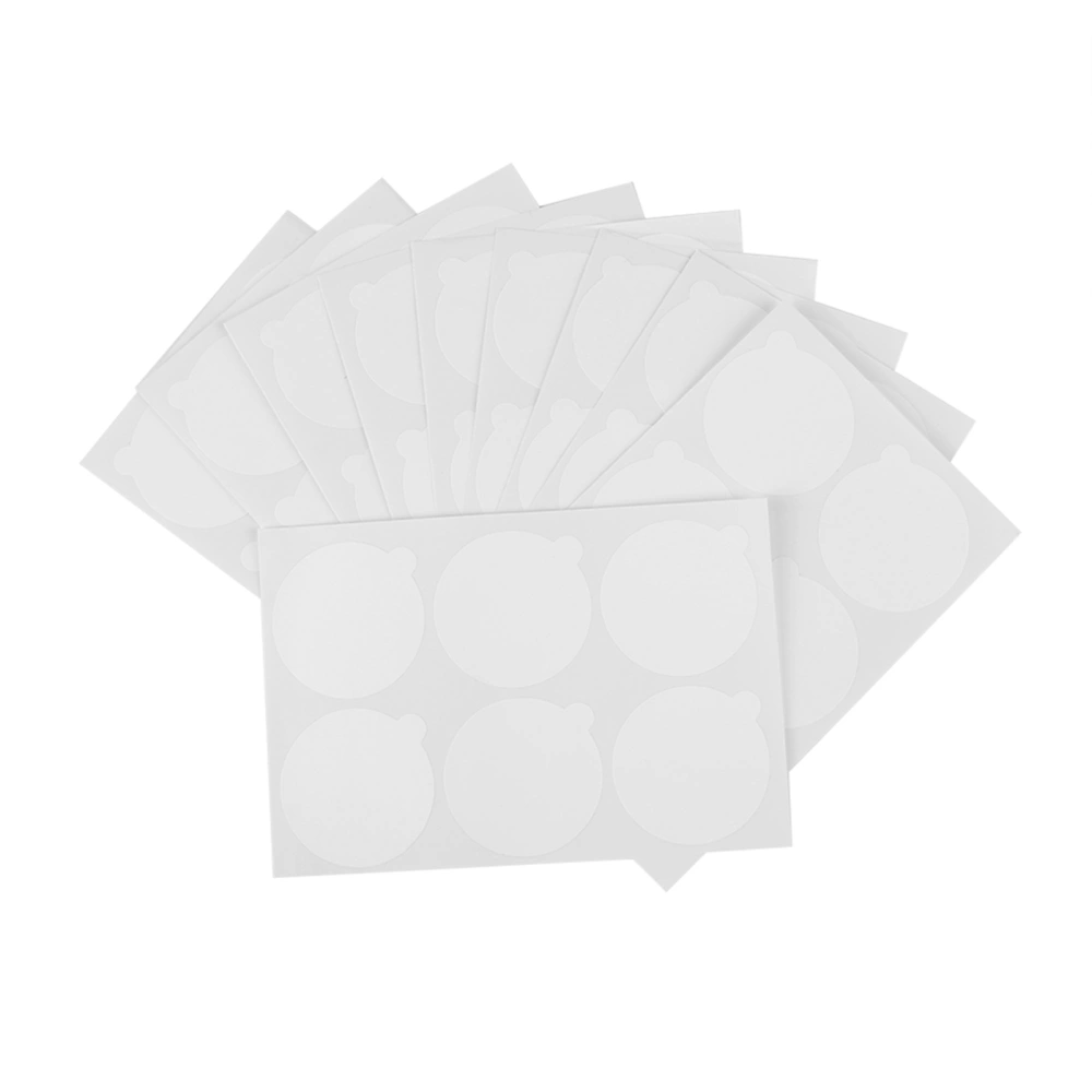 180pcs Disposable Eyelash Glue Holder Waterproof Sticker Pallet Paper Pads Stand On Jade Stone