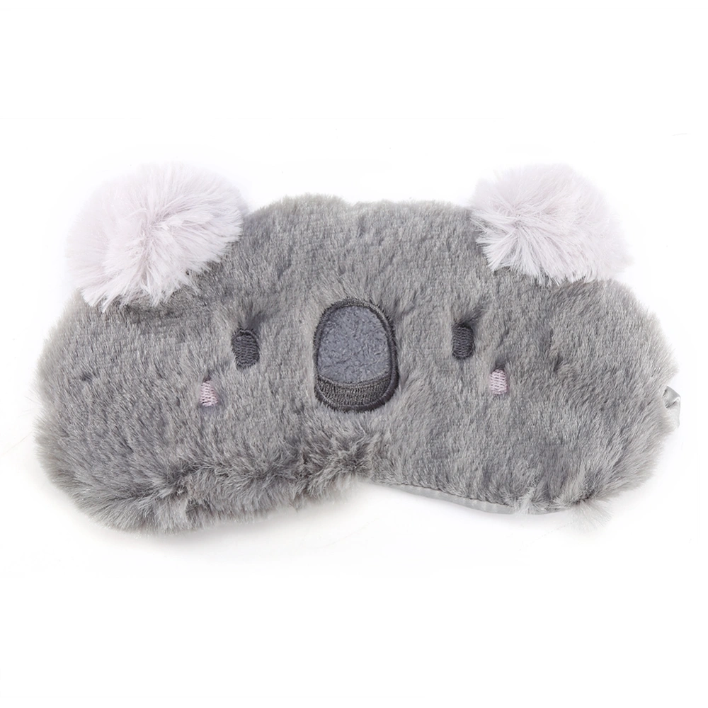 Cute Animal Eye Cover Sleeping Mask Christmas Deer Winter Carton Nap Eye Shade Mask Koala