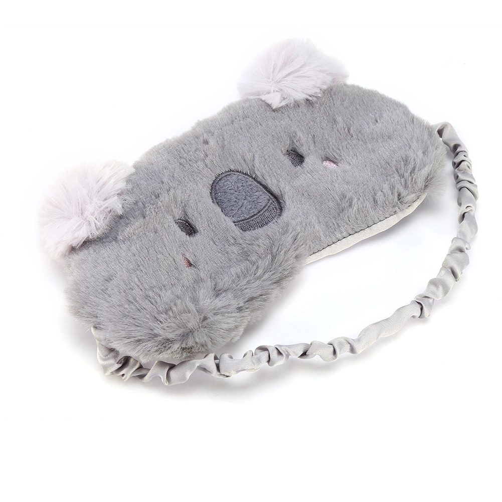 Cute Animal Eye Cover Sleeping Mask Christmas Deer Winter Carton Nap Eye Shade Mask Koala