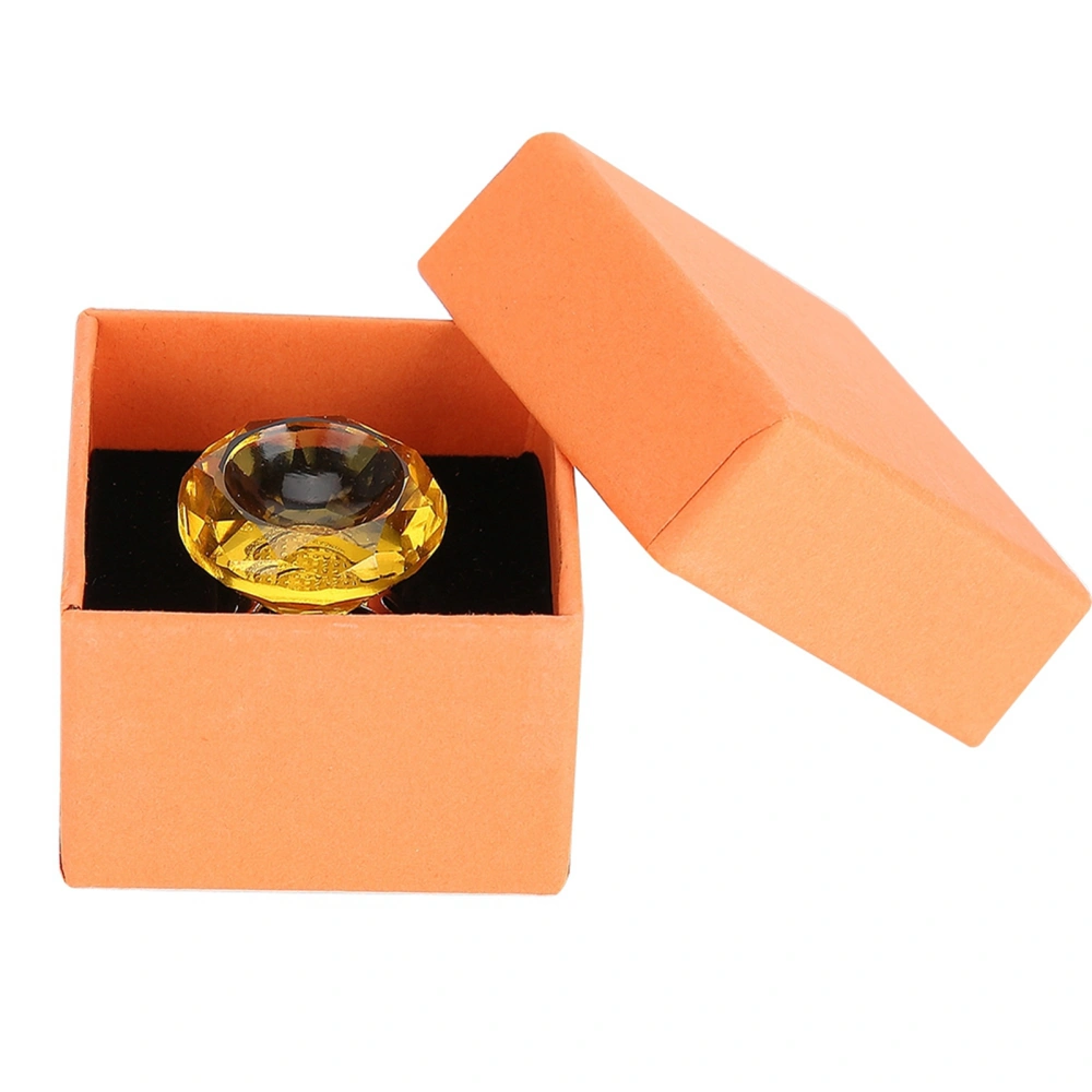 NOn disposable Tattoo Pigment Ring Cup Ink Holder Container Cup for Eyebrow Makeup Yellow