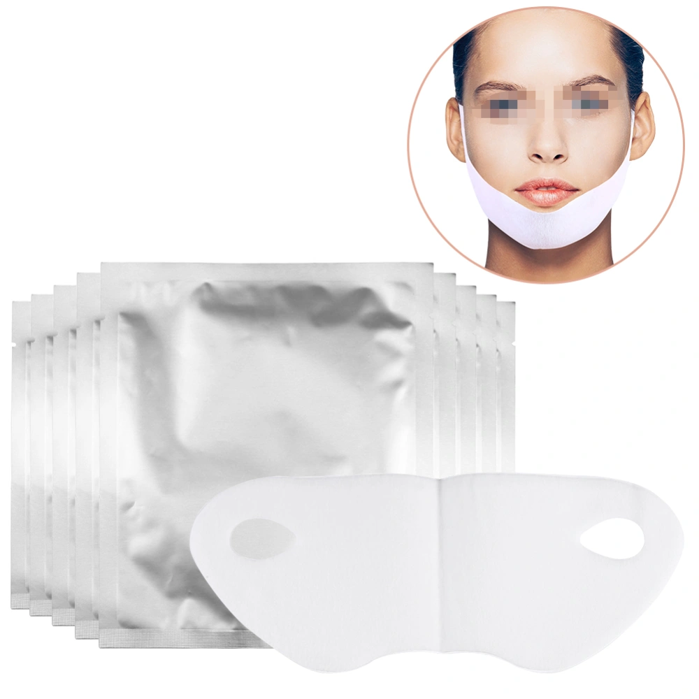 2Pcs Lifting Facial Mask V Shape Face Slim Chin Check Neck Lift Peel off Mask