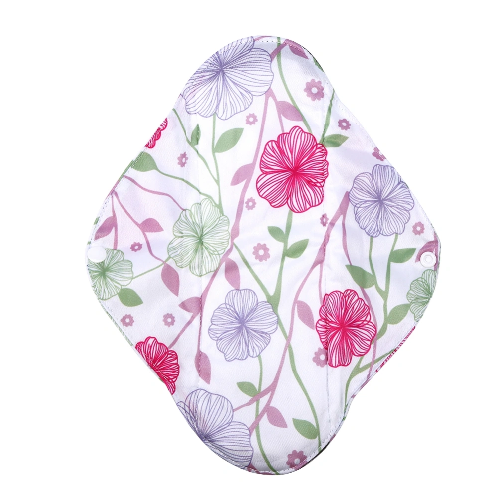 Women Health Reusable Bamboo Charcoal Menstrual Pad Cloth Washable Mama Sanitary Towel WSD17